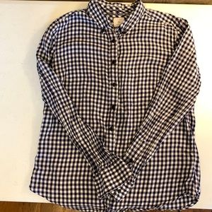 Gap lightweight plaid shirt- Small